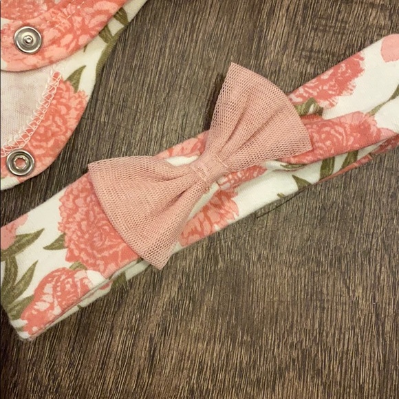 Baby girl floral tutu set. Nicole Miller 3-6 month - Picture 5 of 5